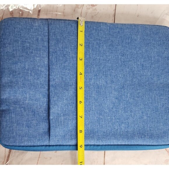 Blue Laptop Sleeve With Aqua Keyboard Cover, Screen Protector For MacBook Air - Picture 8 of 9